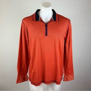 Bugatchi Men's Half-Zip Pullover